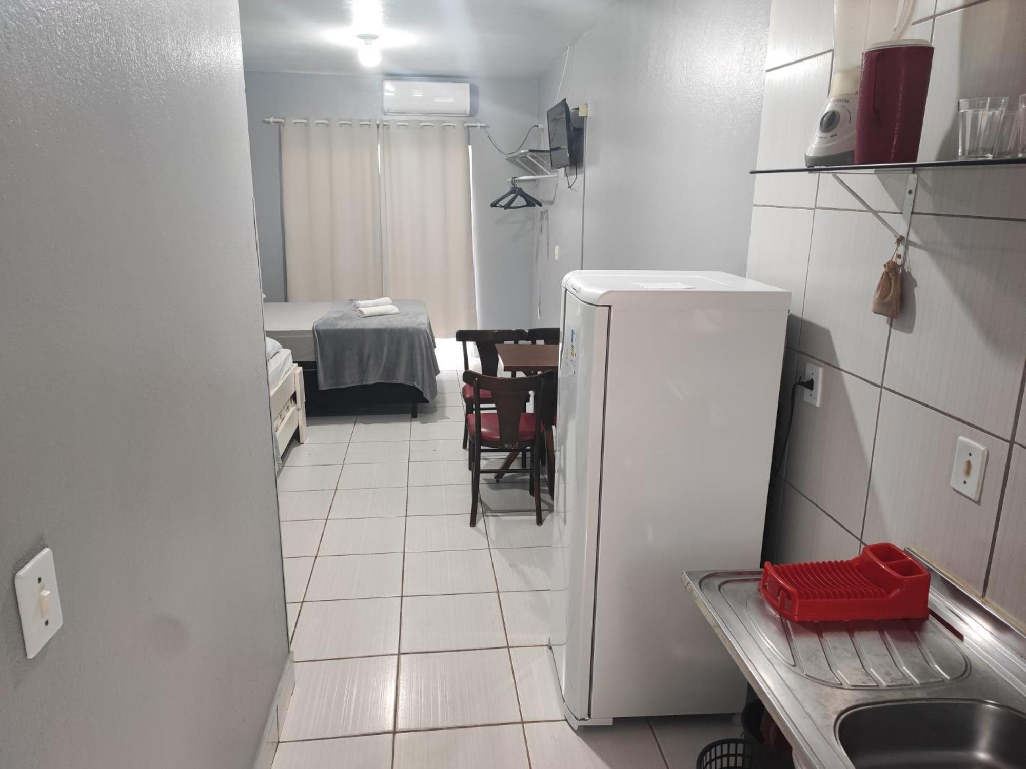 Estudios Individual Na Meia Praia Ar, Wifi, Vaga, Cozinha, Tv Smart - 6 X No Cartao Sem Juros อิตาเปมา ภายนอก รูปภาพ